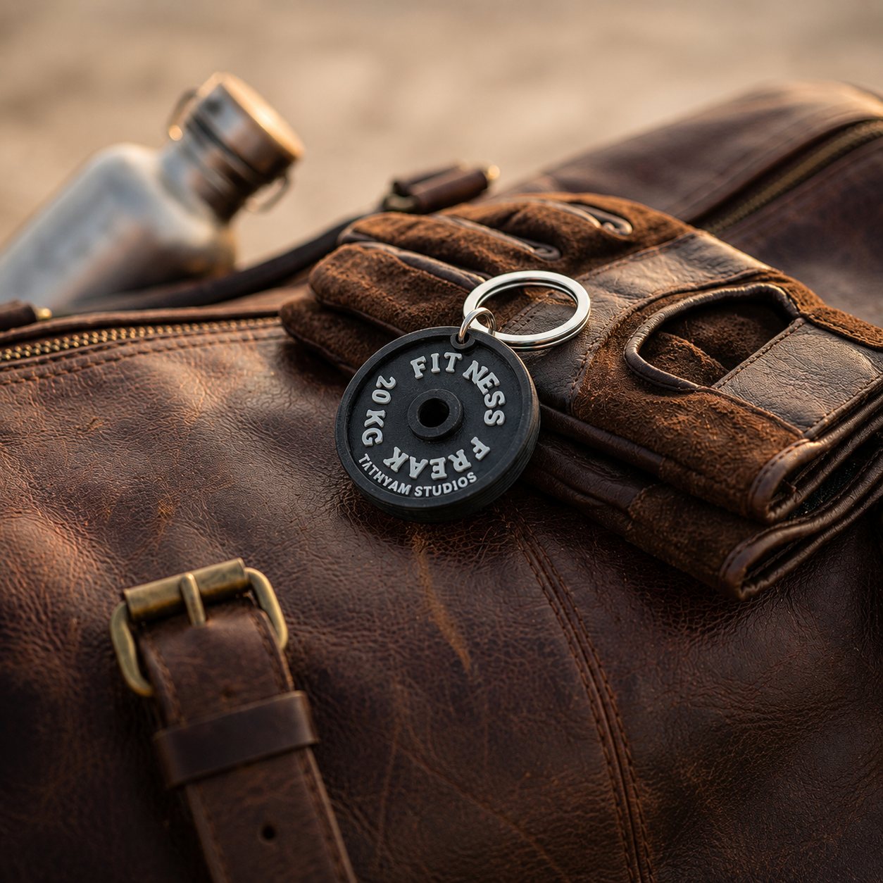 The PR Plate Keychain