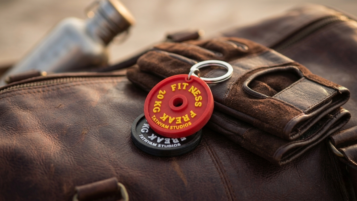 The PR Plate Keychain