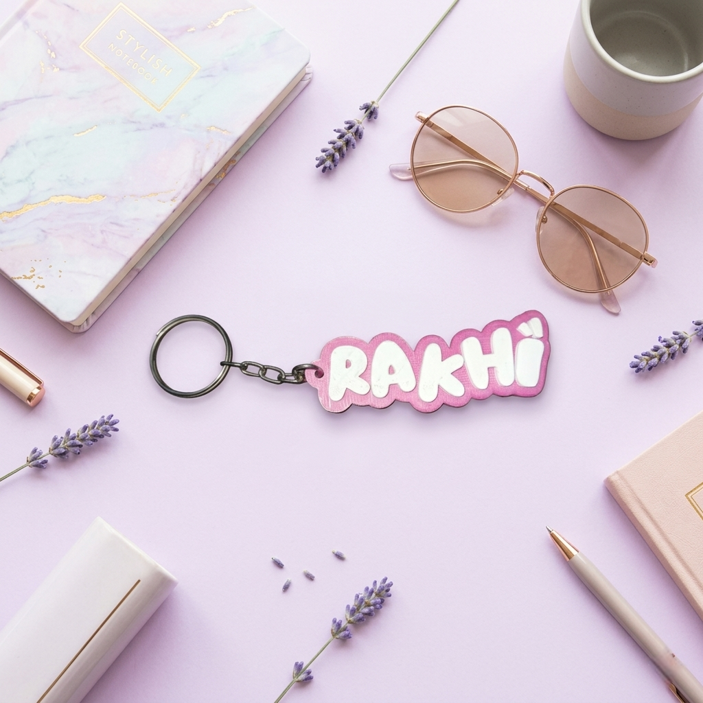 The Tathyam Name Tag Keychain